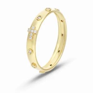 Anello Rosario Donna Oro Giallo GL102364