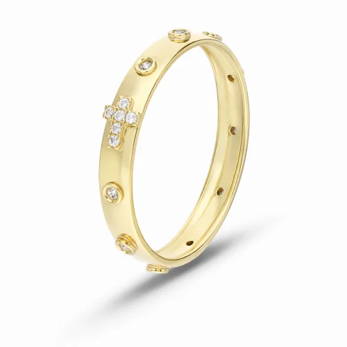 Anello Rosario Donna Oro Giallo GL102364