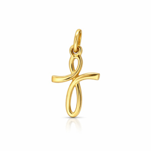 Ciondolo Croce Donna Oro Giallo GL102383