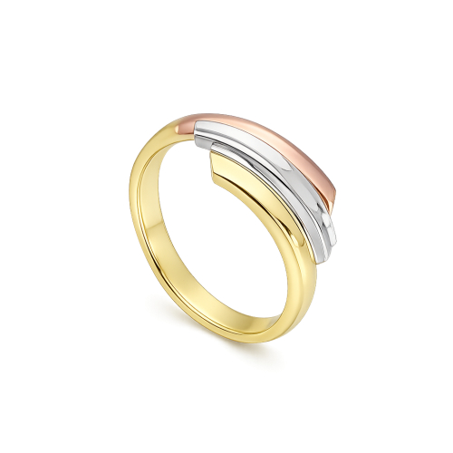 Anello Donna Oro Bianco Giallo Rosa GL102425