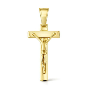 Ciondolo Croce Uomo Oro Giallo GL102476