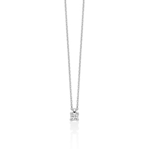 Collana Donna Miluna Oro Bianco 9kt Diamanti CLD5447