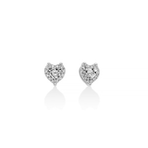 Orecchini Donna Miluna Oro Bianco ERD3303X