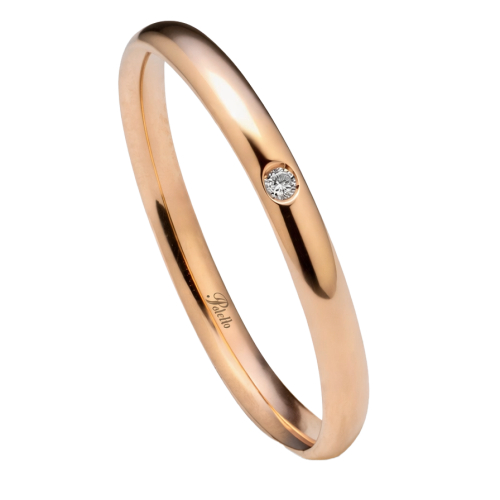 Fede Nuziale Polello Collezione Petalo d'Amore 3364DR