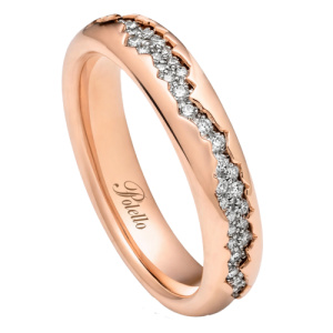 Fede Nuziale Polello Collezione Petalo d’Amore 3402DRPT