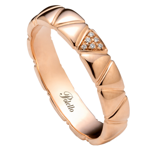 Fede Nuziale Polello Collezione Petalo d'Amore 3404DR