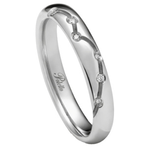 Fede Nuziale Polello Collezione Petalo d’Amore 3410DPT
