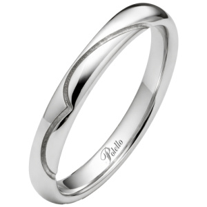 Fede Nuziale Polello Collezione Petalo d’Amore 3410UPT