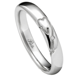 Fede Nuziale Polello Collezione Petalo d’Amore 3411DPT