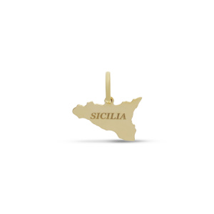 Ciondolo Sicilia Oro Giallo 18kt GL102501