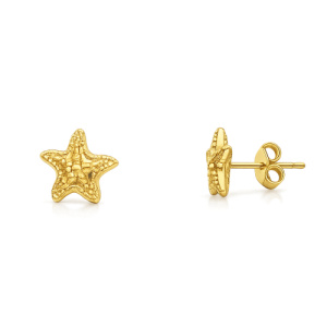 Orecchini Stella Marina Oro Giallo GL102419