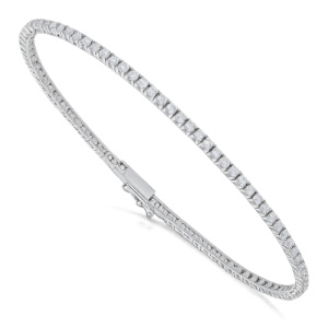 Bracciale Donna Tennis Oro Bianco GL102477
