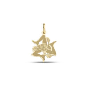 Ciondolo Trinacria Oro Giallo 18kt GL102502