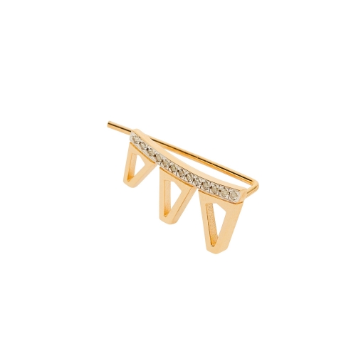 Orecchino Valentina Ferragni Studio Elle Gold - immagine 2