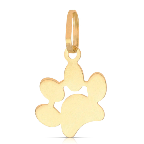 Ciondolo Zampa Oro Giallo 18kt GL102507