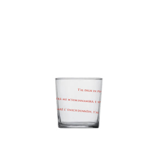 Tumbler con la canzone T’al Digh In Piasintein