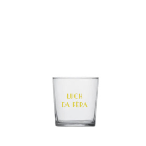 Tumbler con scritta Luch Da Féra
