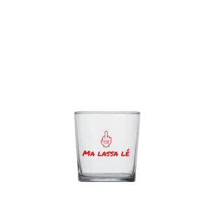 Tumbler con scritta Ma Lassa Lé