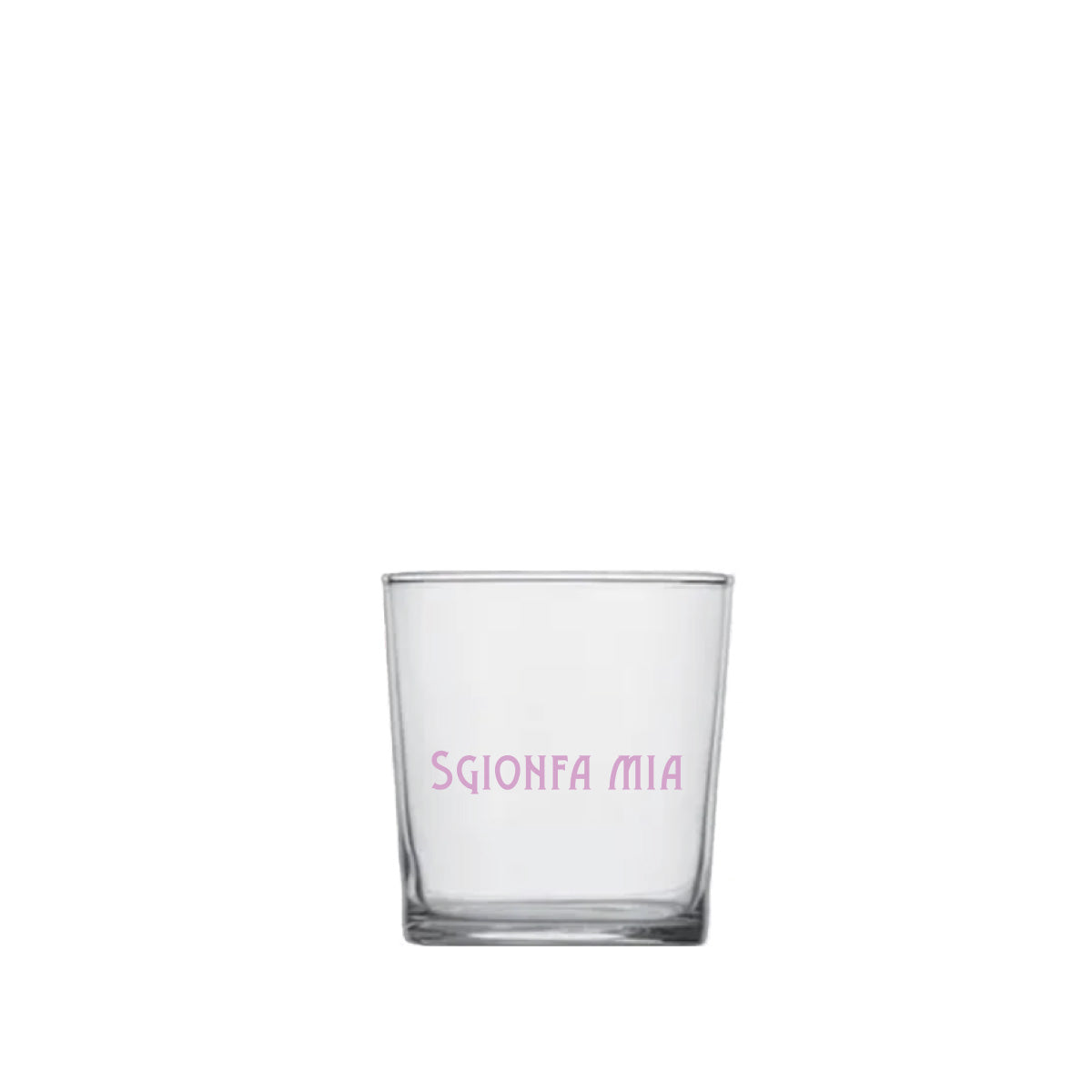 Tumbler con scritta Sgionfa Mia