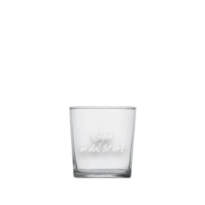 Tumbler con scritta Szapa In Dal To Ort