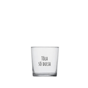 Tumbler con scritta Tola so dulsa