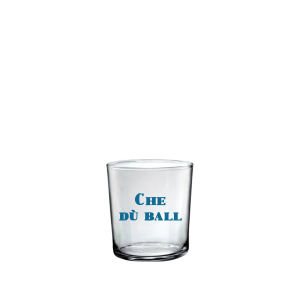 Tumbler con scritta Che Du Ball