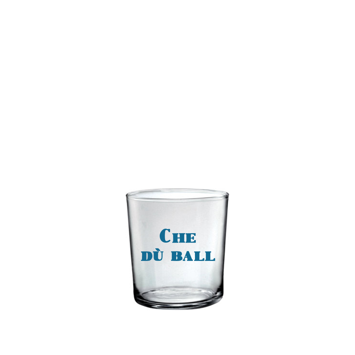 Tumbler con scritta Che Du Ball