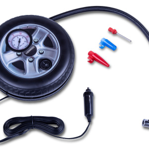 Mini compressore 12V | Con manometro – Incl. 3 adattatori