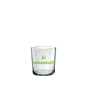 Tumbler con scritta Et Imbambulì?