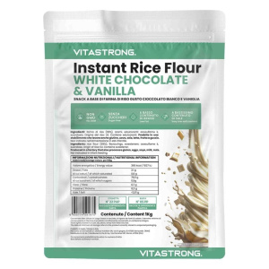 FARINA DI RISO CIOCCOLATO BIANCO & VANILLA | Vitastrong
