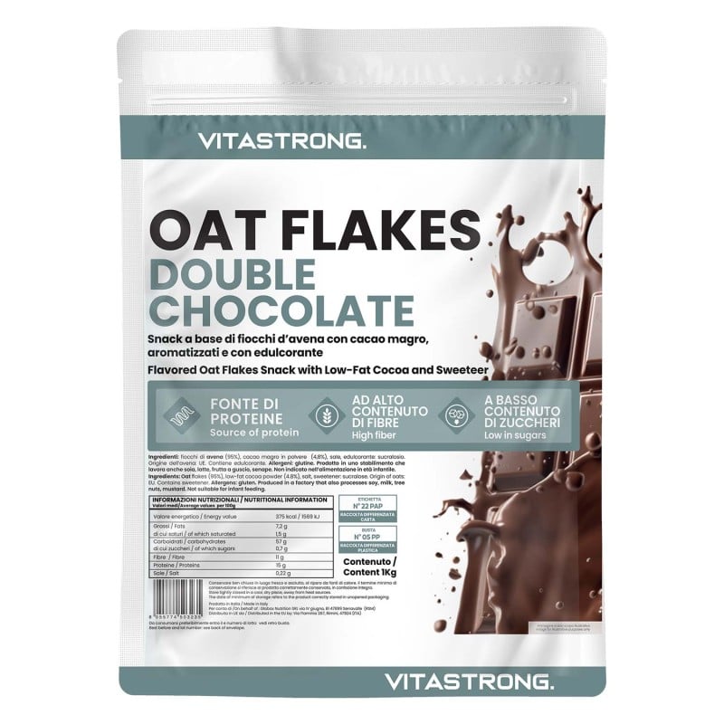 FIOCCHI D’AVENA DOUBLE CHOCO | Vitastrong