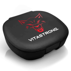 PORTAPILLOLE BLACK | Pratico e Compatto | Vitastrong