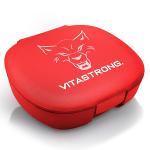 PORTAPILLOLE RED | Pratico e Compatto | Vitastrong