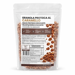 PROTEIN GRANOLA CARAMEL | Colazione Proteica | Vitastrong
