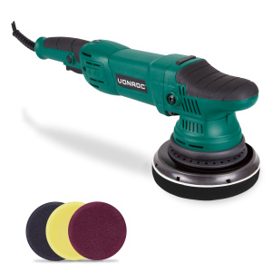 Lucidatrice auto a doppia azione 1050W-150mm | Include 4 dischi per lucidatura