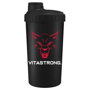 SHAKER BLACK | Per Proteine e Pre-Workout | Vitastrong
