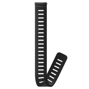 Cinturino di prolunga Suunto Dive 1 in silicone nero da 24 mm