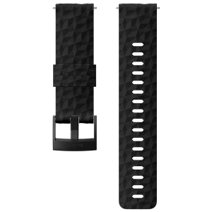 Cinturino Suunto in silicone da 24 mm Explore 1 Black Black misura M