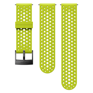 Cinturino in silicone Suunto da 24 mm Athletic 1 Lime Black misura S+M
