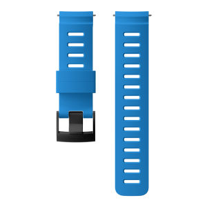 Cinturino Suunto Dive 1 in silicone blu/nero da 24 mm misura M