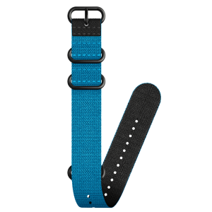 Suunto 24mm Dive 2 Textile Zulu Strap Blue Black Size L