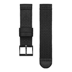 Cinturino in tessuto intrecciato Suunto da 20 mm Athletic 5 Black Black taglia S