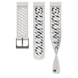 Suunto 22mm Athletic 5 Silicone Strap Pearl White S+M