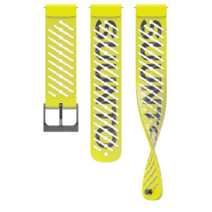 Suunto 22mm Athletic 5 Silicone Strap Lemon Yellow S+M