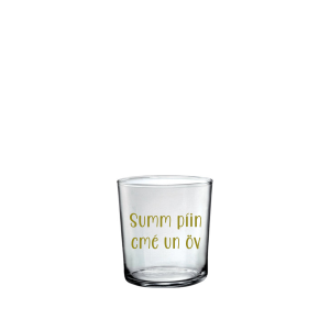 Tumbler con scritta Summ Piin cmé un Ov
