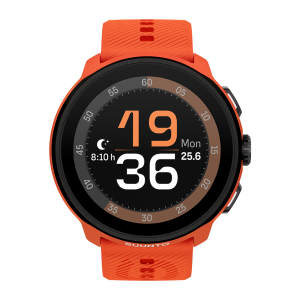 Suunto Run Coral Orange with Silicone Strap