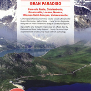 Carta n. 24. Valle Orco, Gran Paradiso. Carta dei sentieri e stradale 1:25.000. Adatto a GPS