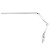 Activeshop Lampada Di Funzionamento Led All4Light Ciglia Linea 2 Argento Con Supporto