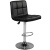 Activeshop Sgabello Bar M06 Trapuntato Regolabile Nero