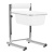 Activeshop Vassoio Per Pedicure Con Altezza Regolabile, Cromato